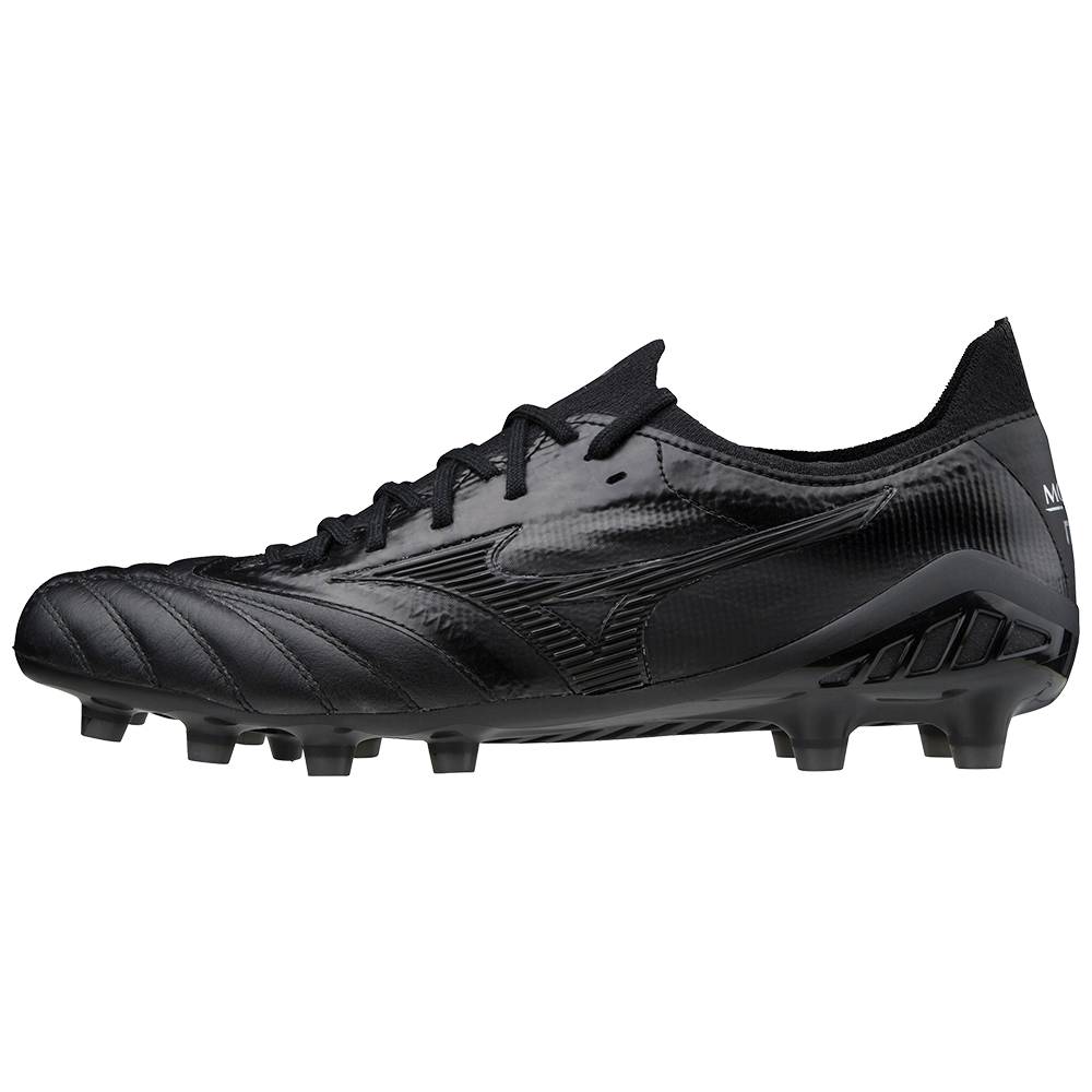 Tacos de Futbol Mizuno Morelia Neo III Beta Made in Japan Para Hombre Negros 6710349-EV